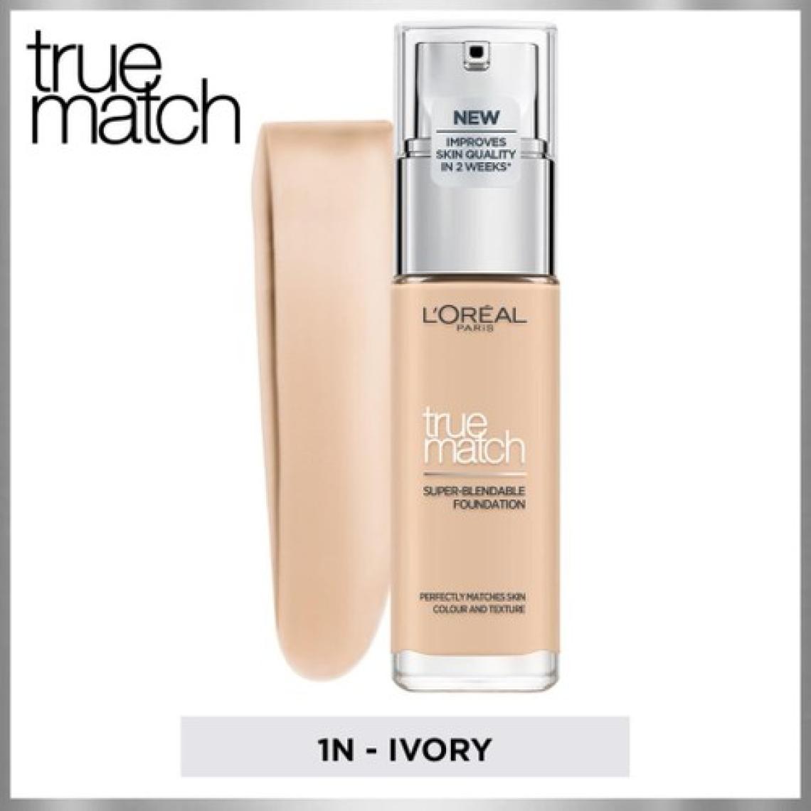 Loreal Paris True Match 1N Ivory Fondöten