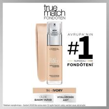 Loreal Paris True Match 1N Ivory Fondöten