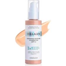 Enough Aydınlatıcı Spf 15 Fondöten Enough Collagen Whitening Foundation 3 In 1