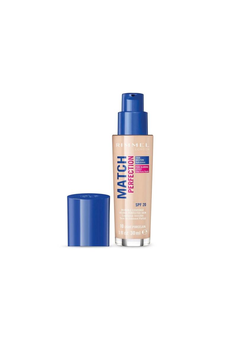 Rimmel London Match Perfection Fondöten 10 Light Porcelain