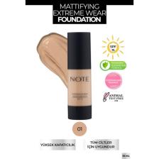 Note Detox &amp; Protect Fondöten Spf 15 01 Beige