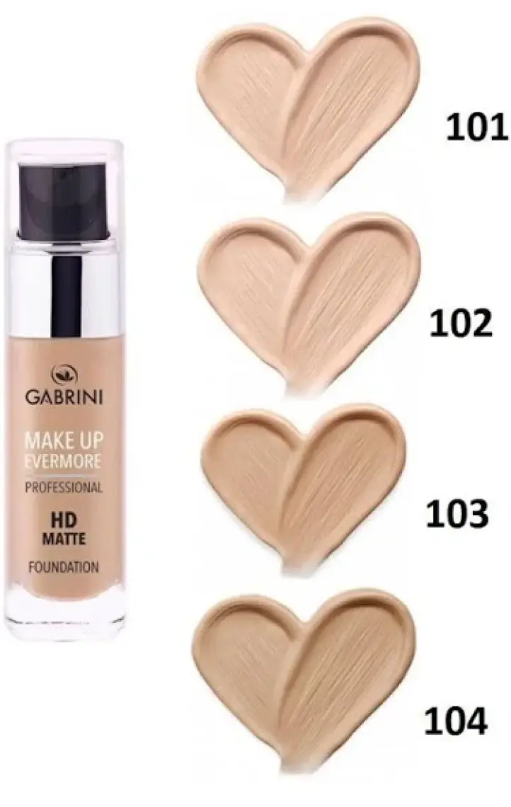 Gabrini Professional Hd Matte Foundation 04