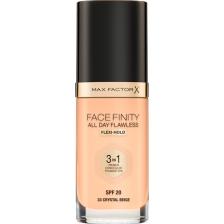 Max Factor Facefınıty All Day Flawless Flexı-Hold 3 In 1 Kalıcı Fondöten 33 Crystal Beıge