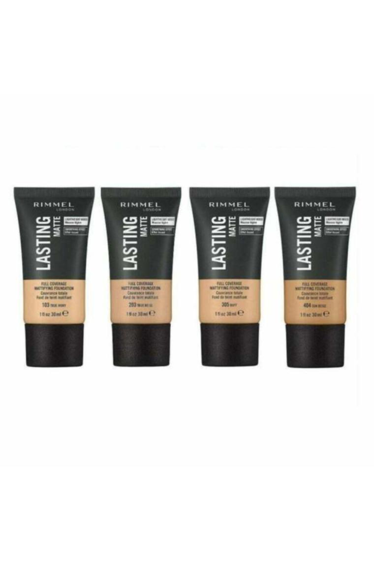 Kalıcı Son Kat Mat -tam Kapsamlı Fondöten - Gerçek Bej 203 True Beige /30 Ml