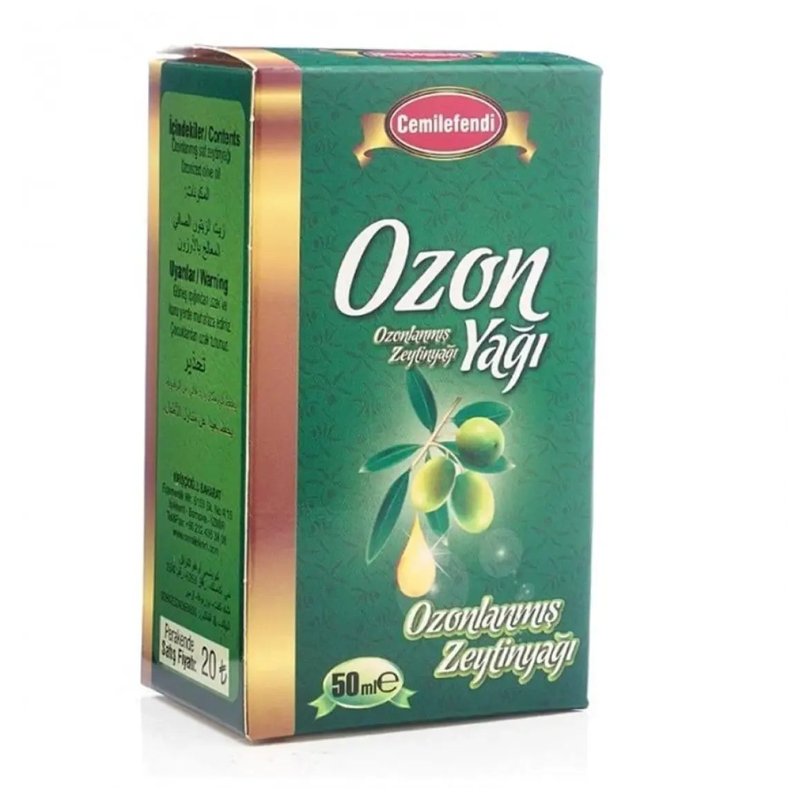 Cemil Efendi  Ozonlanmış Saf Zeytin Yağı