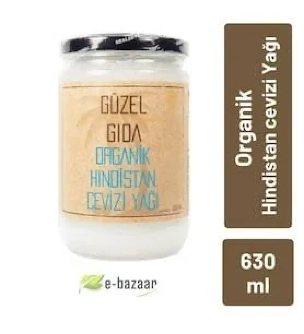 Güzel Ada Gıda Organik Hindistan Cevizi Yağı Soğuk Sıkım 630 ml