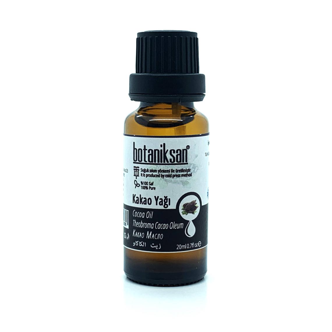 Botaniksan Kakao Yağı 20 ml Soğuk Sıkım Saf  Katkısız