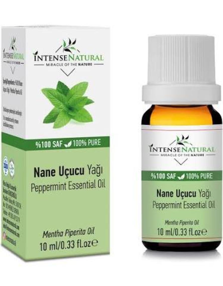 Intense Natural Nane Uçucu Yağı 10 ml %100 Saf ve Doğal Peppermint Essential Oil