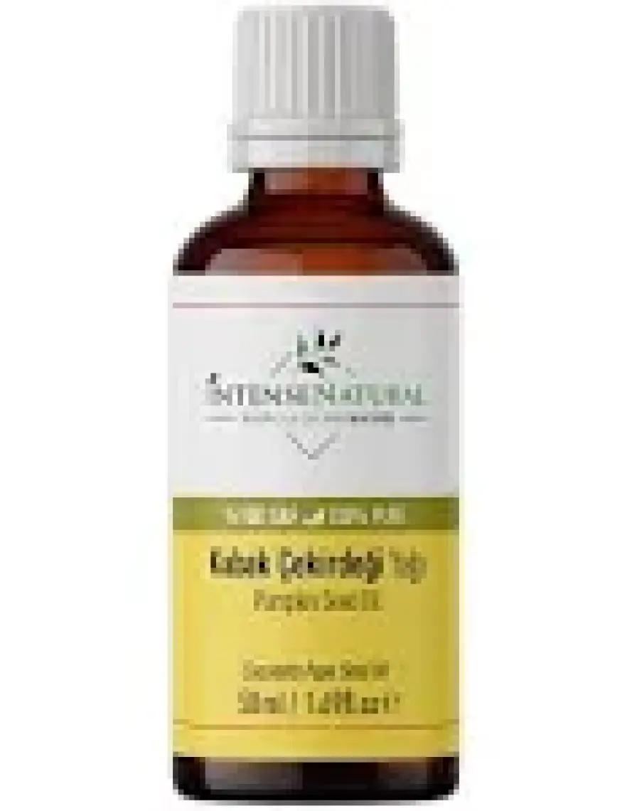 Intense Natural Kabak Çekirdeği Yağı Soğuk Sıkım 50 ml Pumpkin Seed Oil