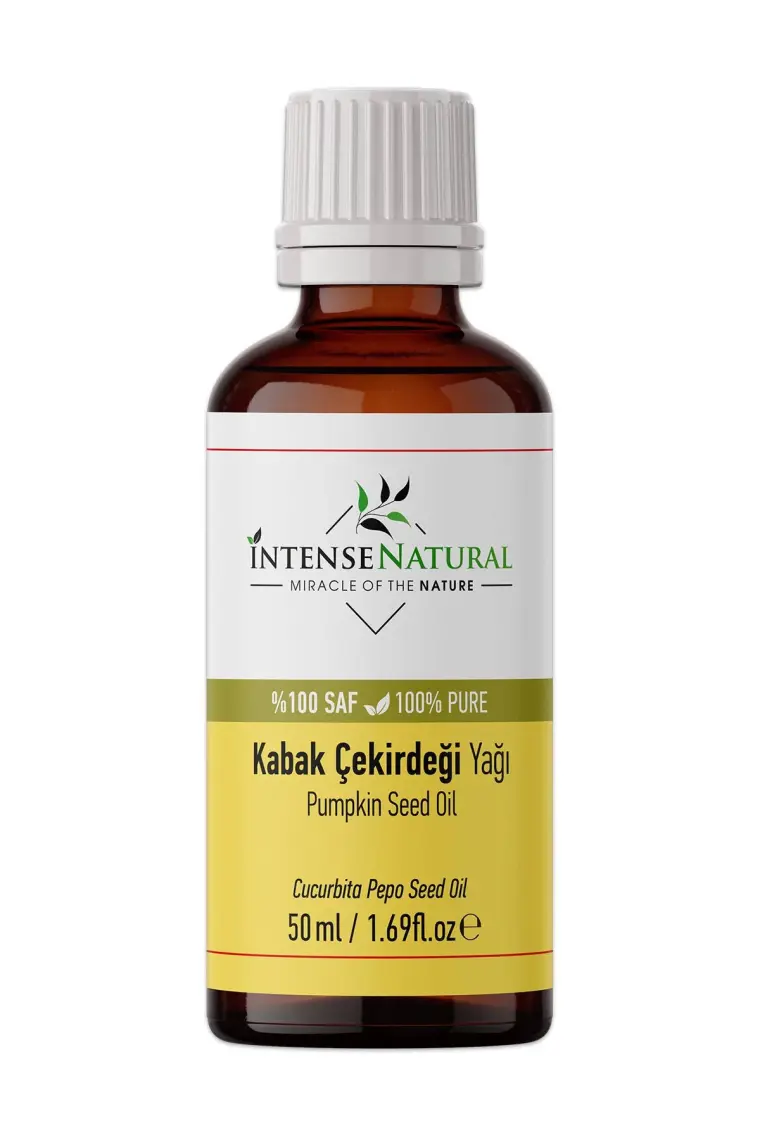 Intense Natural Kabak Çekirdeği Yağı Soğuk Sıkım 50 ml Pumpkin Seed Oil