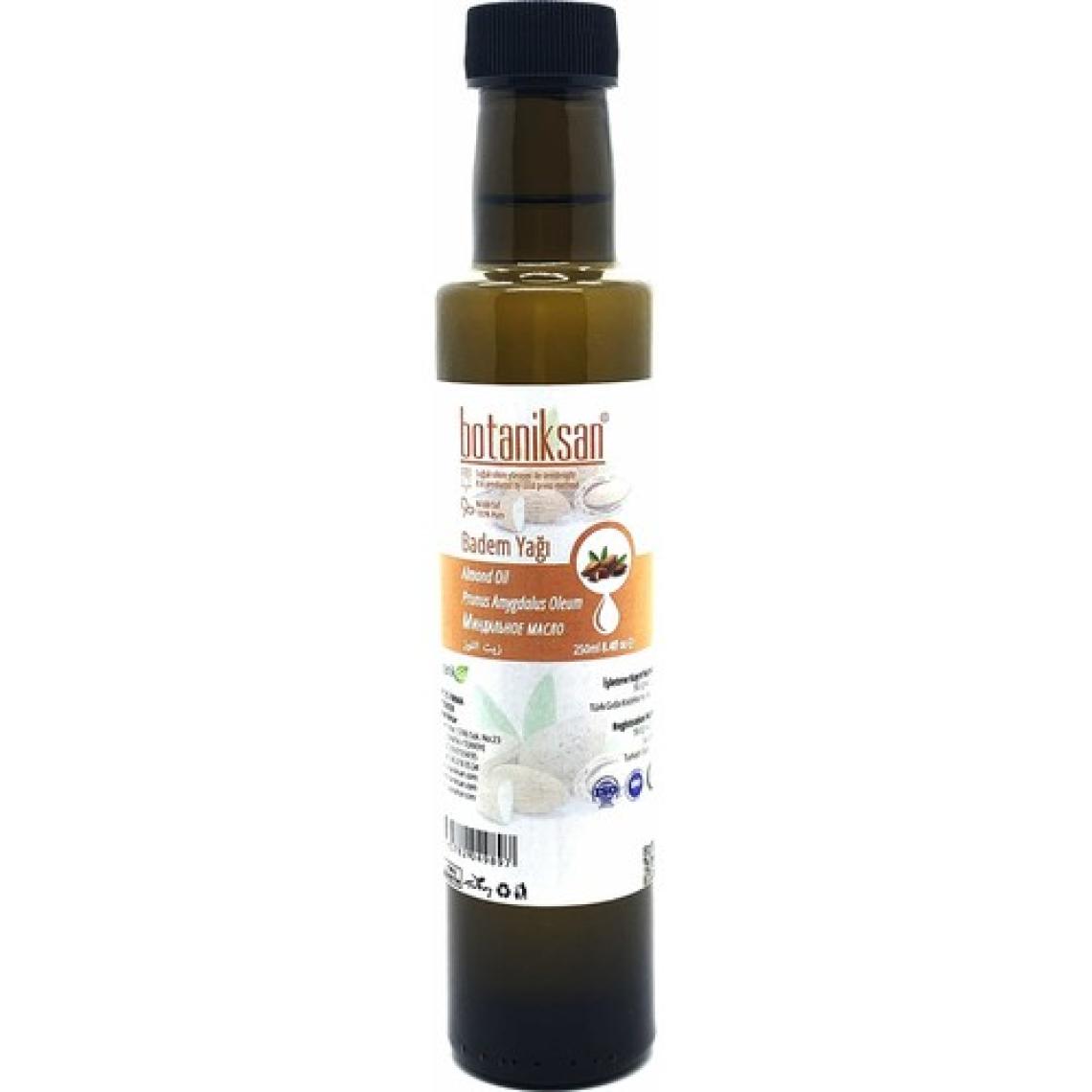 Botaniksan Badem Yağı 250ML Soğuk Sıkım, Saf, Doğal, Katkısız
