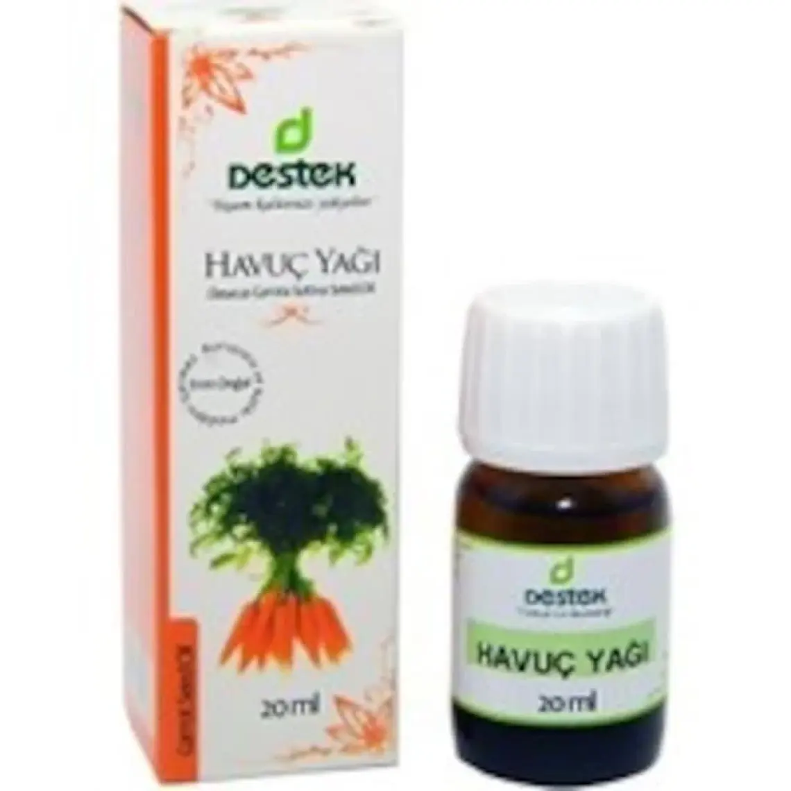 Destek Havuç Yağı (Soğuk Pres) 20cc
