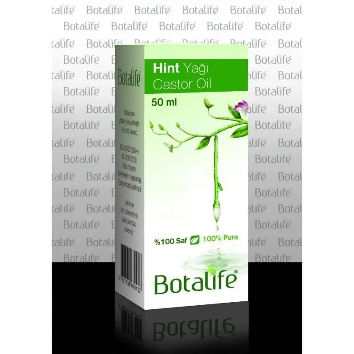 Botalife %100 Saf Doğal Hint Yağı (ricinus communis seed oil) 50 ml