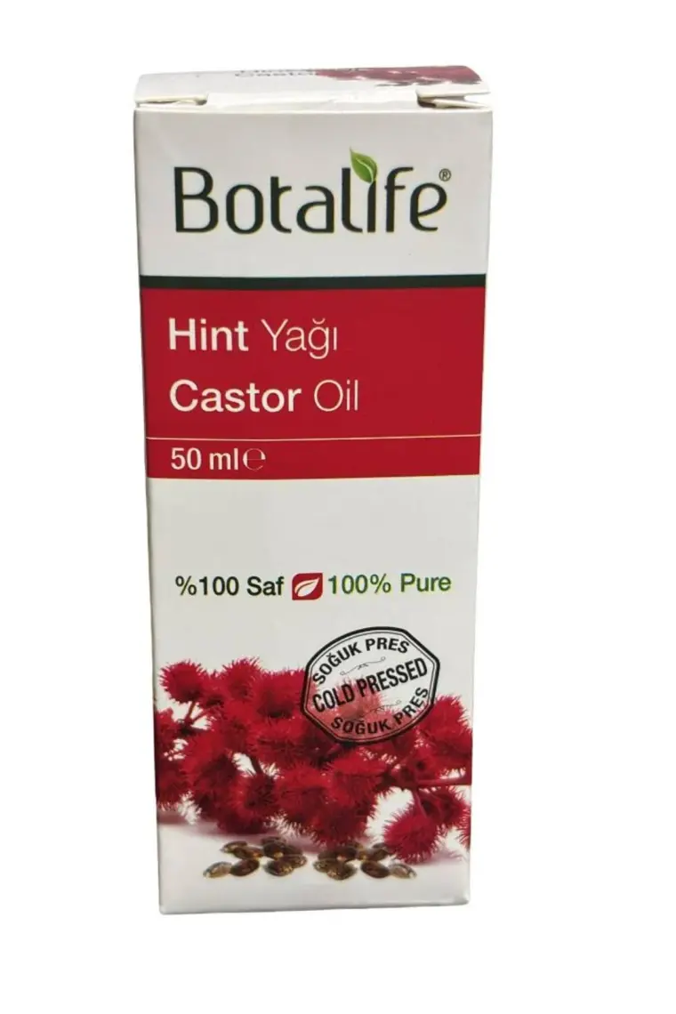 Botalife %100 Saf Doğal Hint Yağı (ricinus communis seed oil) 50 ml