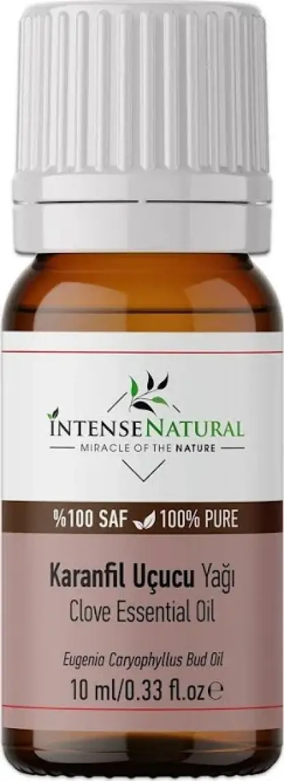 Intense Natural Karanfil Uçucu Yağı 10 ml %100 Saf ve Doğal Clove Bud Essential Oil