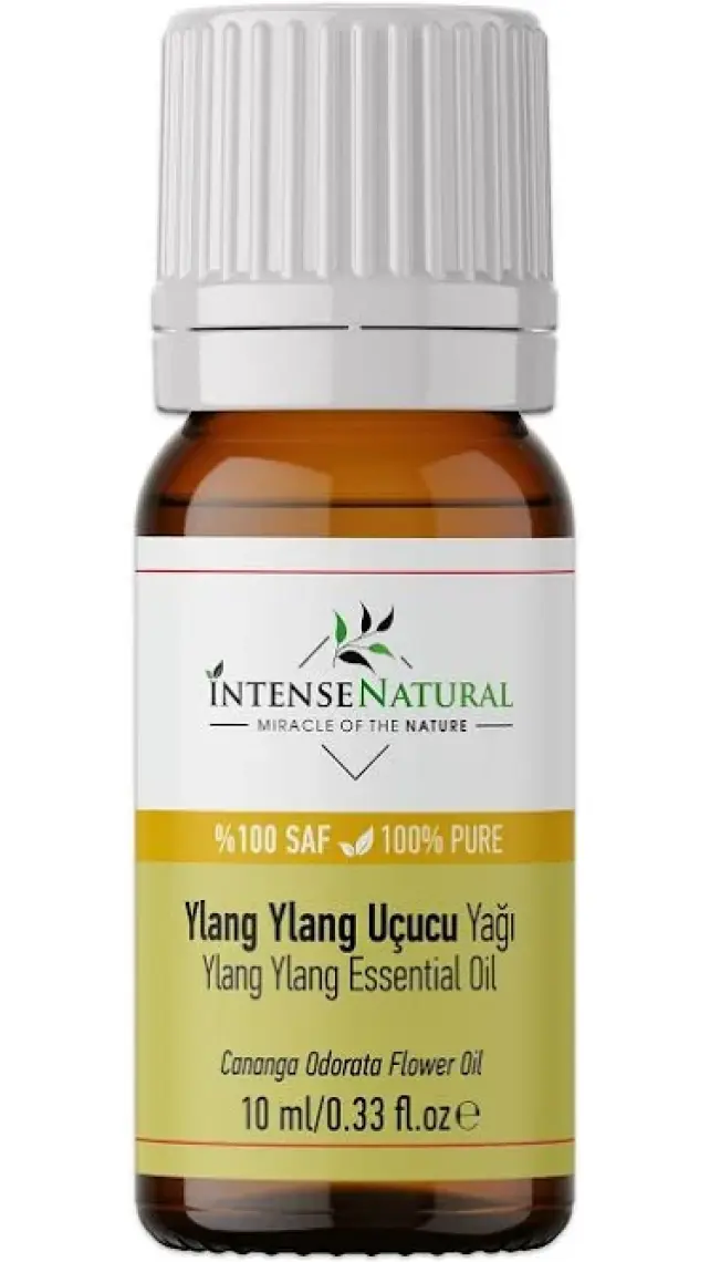 Intense Natural Ylang Ylang Uçucu Yağı 10 ml %100 Saf ve Doğal Ylang Ylang Essential Oil