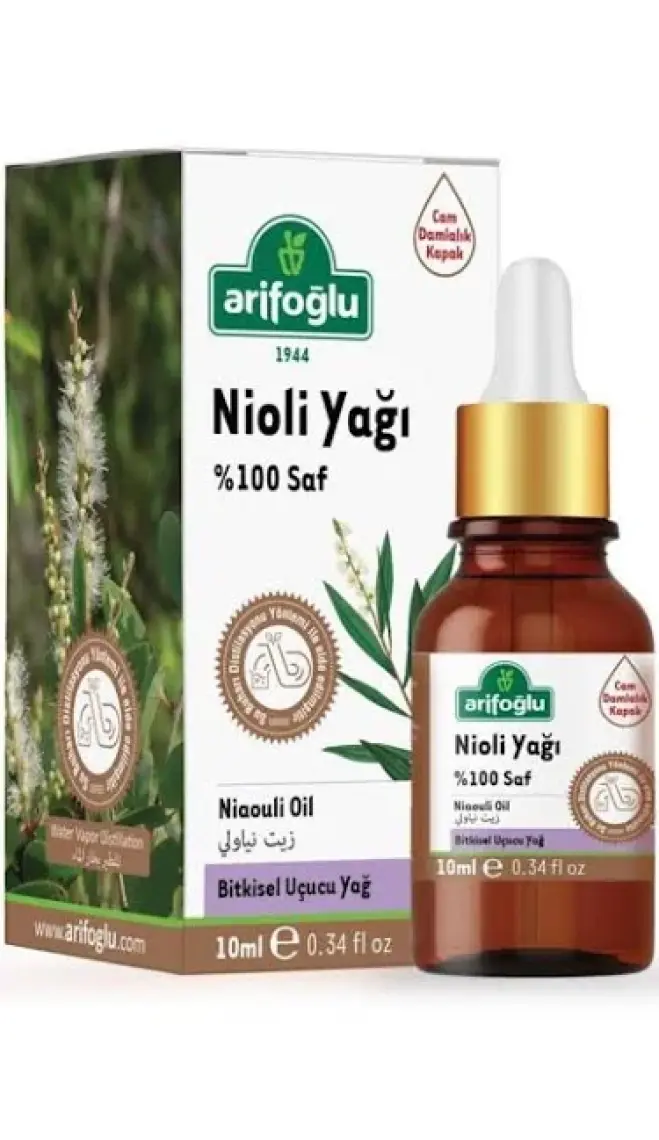 Arifoğlu Nioli Yağı 10 ml %100 Saf Niaouli Essential Oil