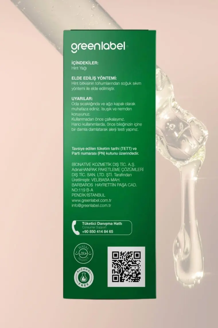 Green Label Hint Yağı 50 Ml.