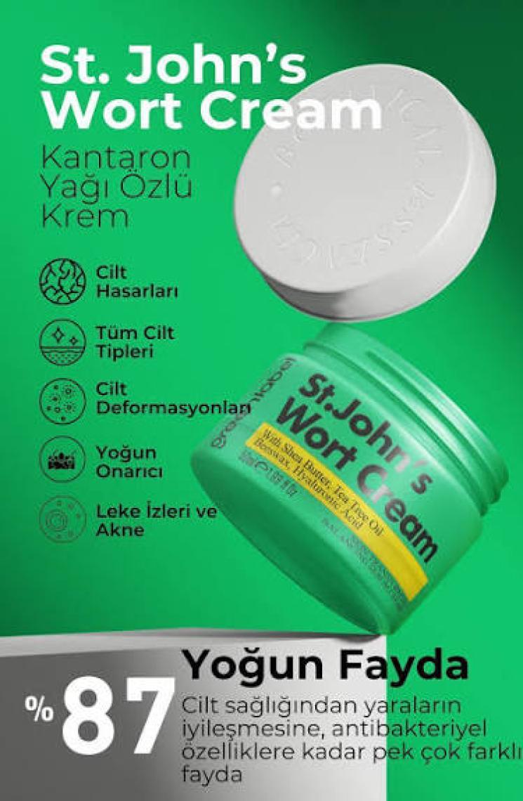 Green Label Kantaron Yağı Özlü Krem 50 ml