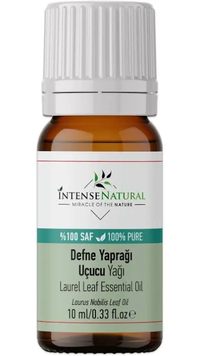 Intense Natural Defne Yaprağı Uçucu Yağı 10 ml %100 Saf ve Doğal Laurel Leaf Essential Oil