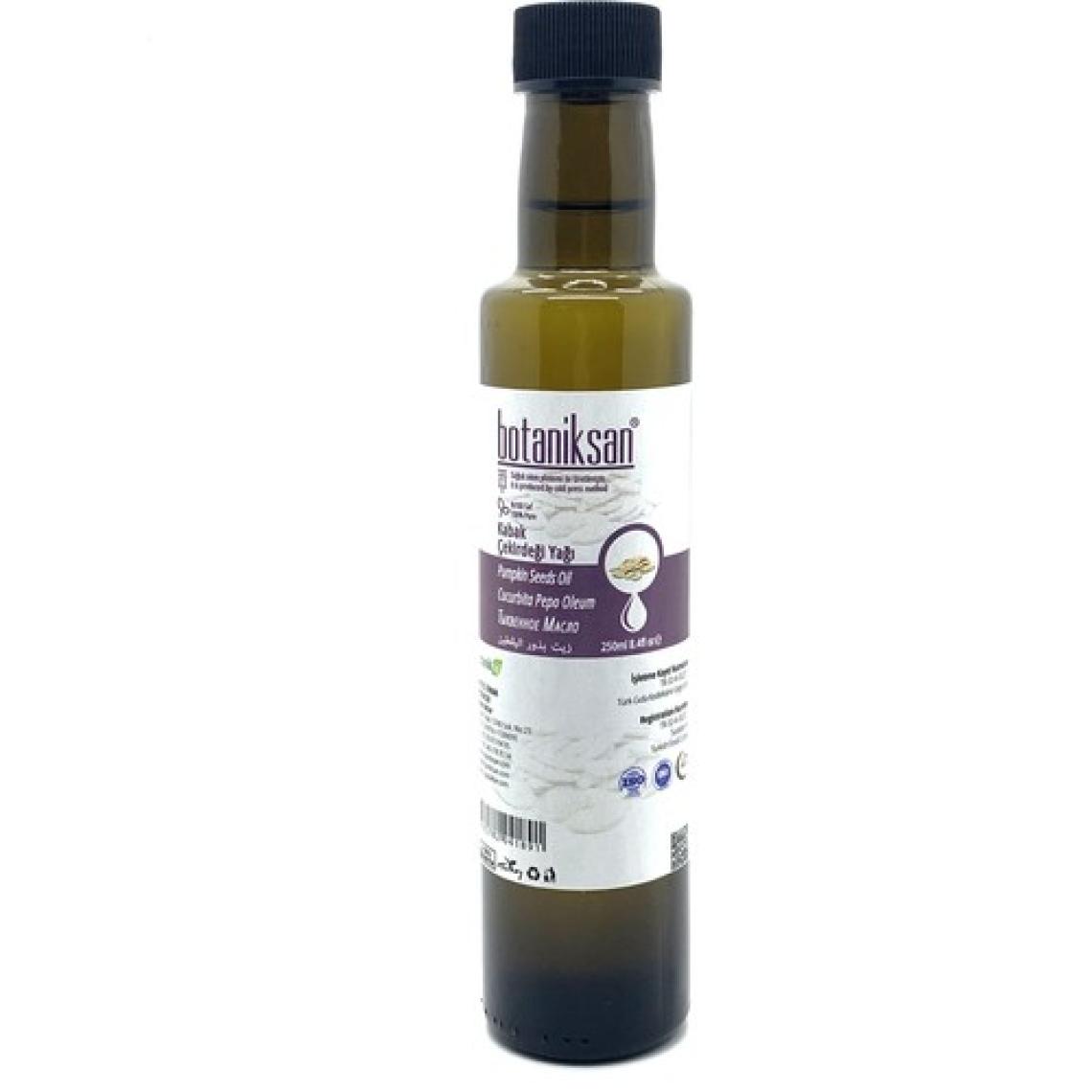 Botaniksan Kabak Çekirdeği Yağı 250 ml Soğuk Sıkım Saf  Katkısız