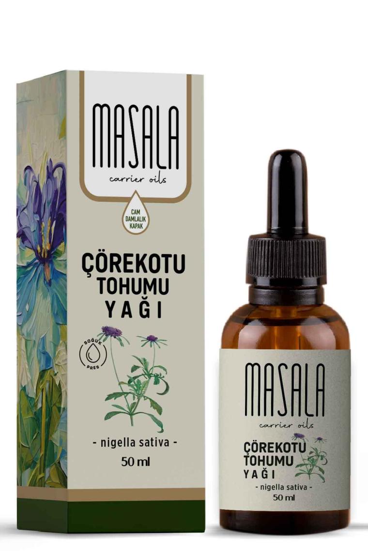 Masala Çörekotu Yağı Soğuk Pres 50 ml