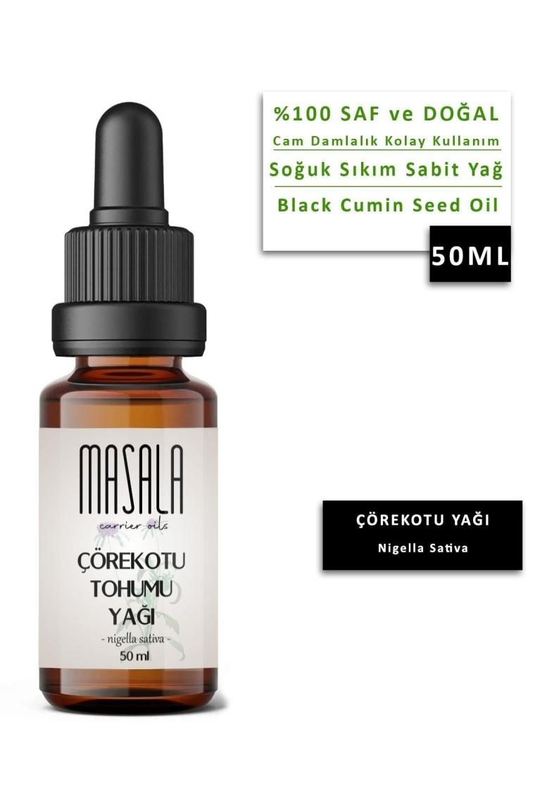 Masala Çörekotu Yağı Soğuk Pres 50 ml