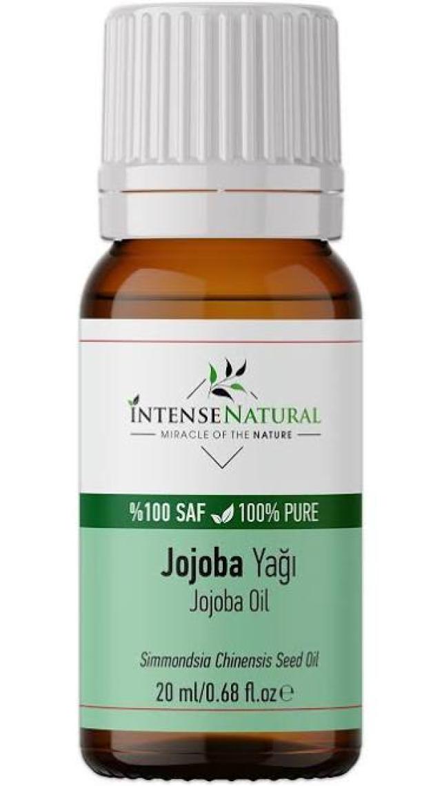 Intense Natural Jojoba Yağı Soğuk Sıkım 20 ml %100 Saf ve Doğal Jojoba Oil