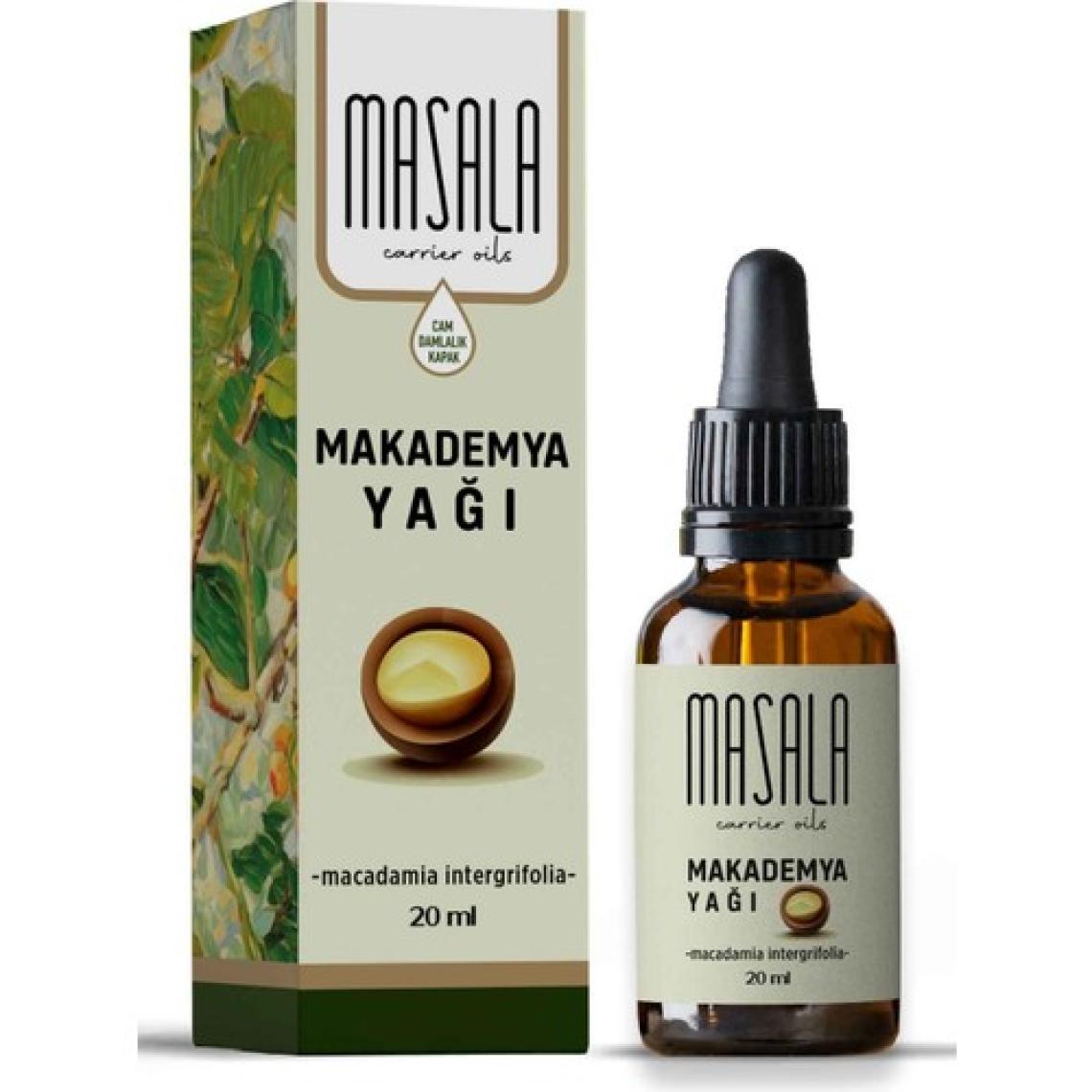 Masala Soğuk Pres Macadamia Yağı 20 Ml. (Macadamia Carrier Oil)