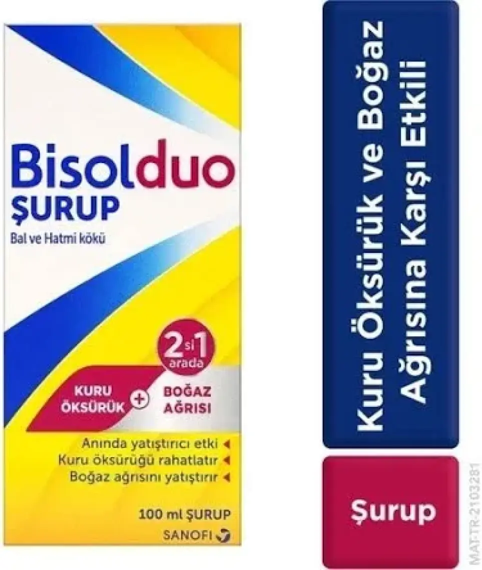 Bisolduo Bal Ve Hatmi Kökü Şuruby 100 ml 8699809575233