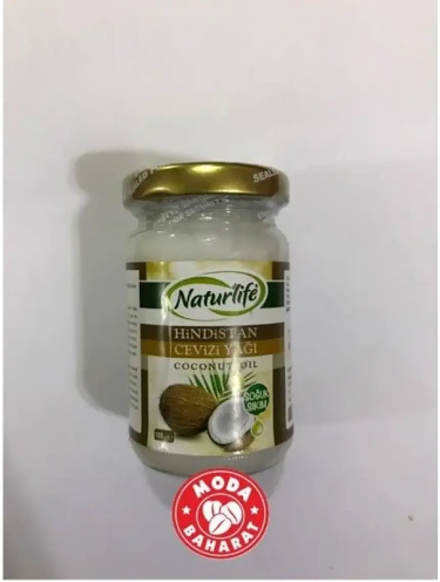Organik Soğuk Sıkım Naturlife Hindistan Cevizi Yağı 100 Gr (Coconut Oil)