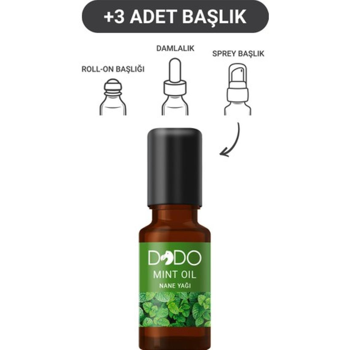 Dodo %100 Saf Nane Yağı 15 ml (3 Başlıklı Özel Kutu)