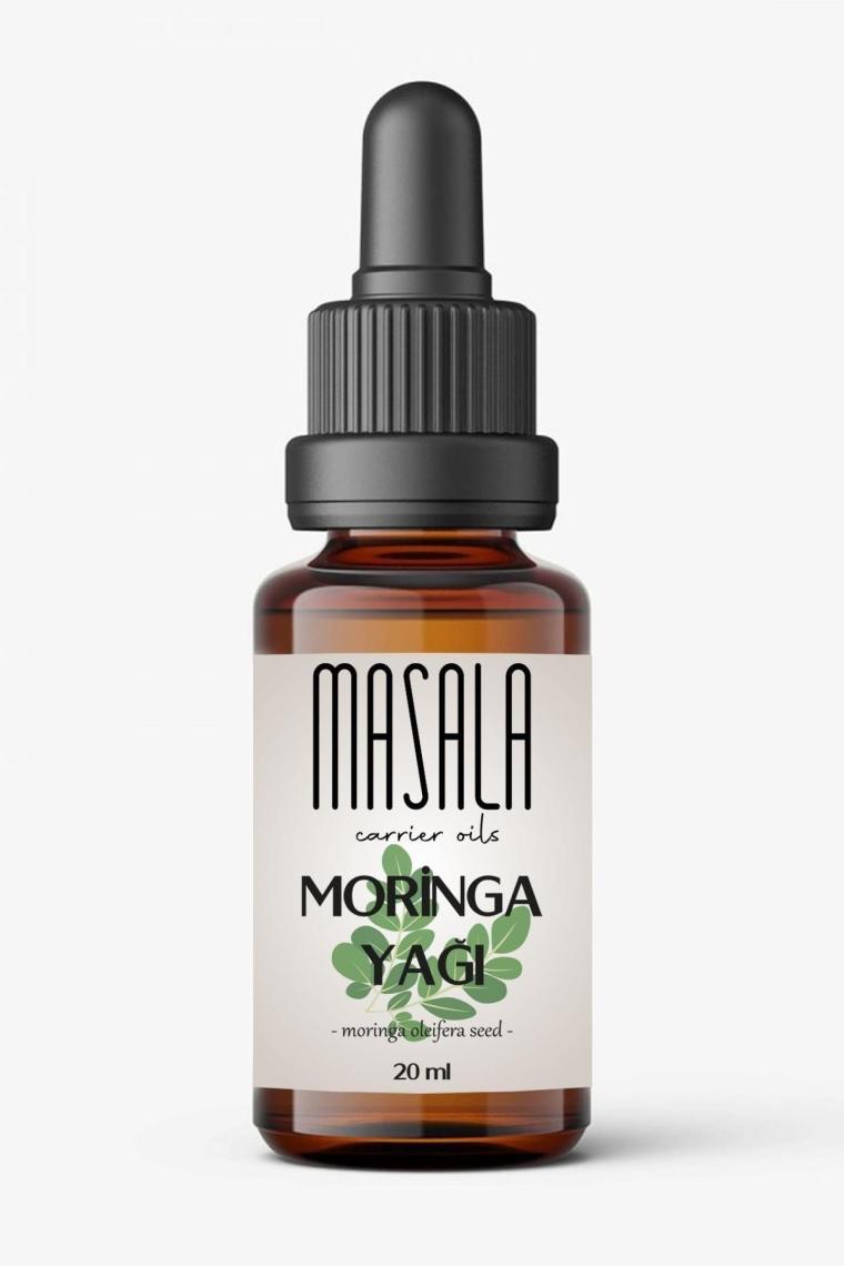 Masala Moringa Yağı 20 ml  Soğuk Pres (Moringa Carrier Oil