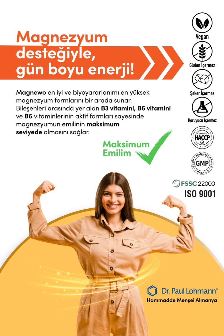 Magnewo Efervesan Magnezyum Sitrat Malat Glisinat