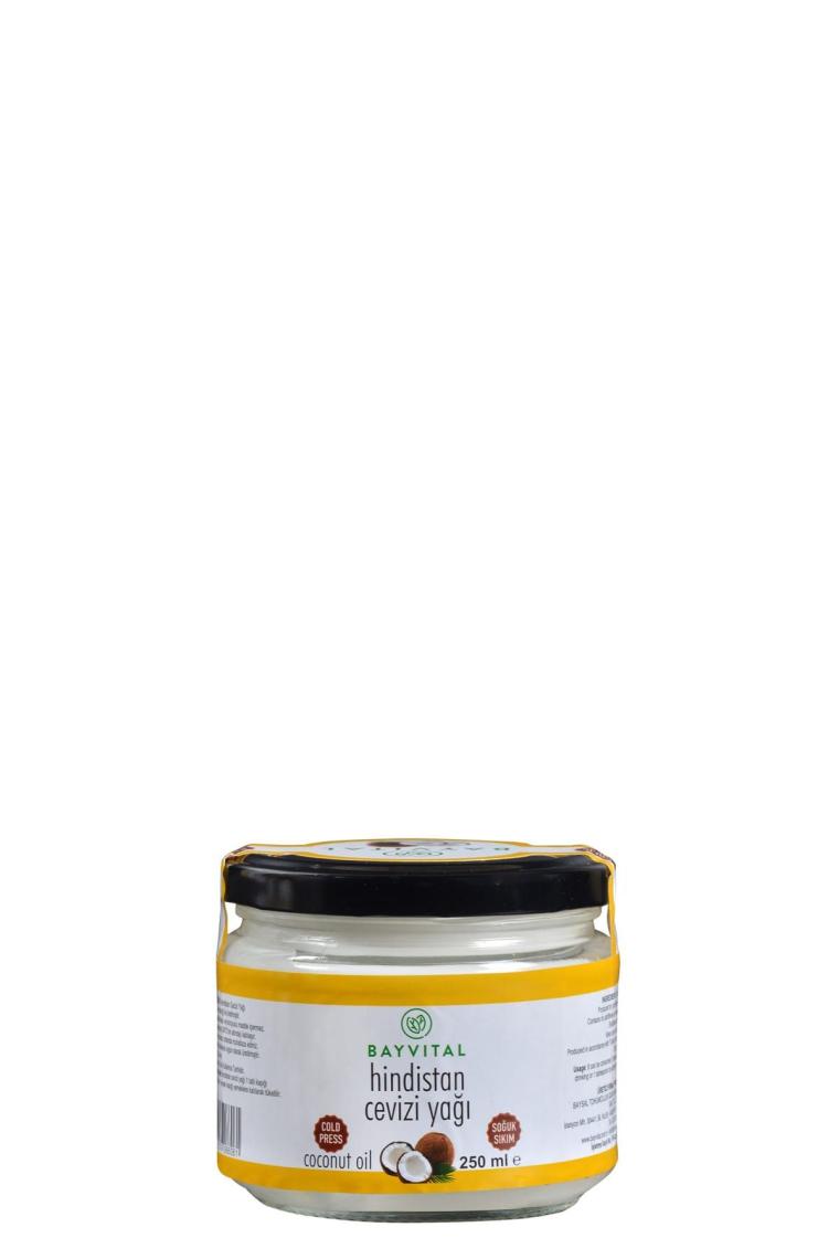 Bayvital Soğuk Sıkım Hindistan Cevizi Yağı 250 ml