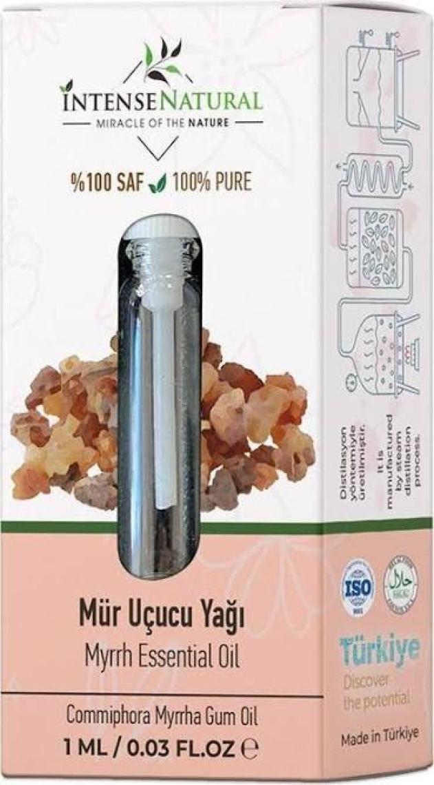 Intense Natural Mür Uçucu Yağı 1 ml %100 Saf ve Doğal Myrrh Essential Oil
