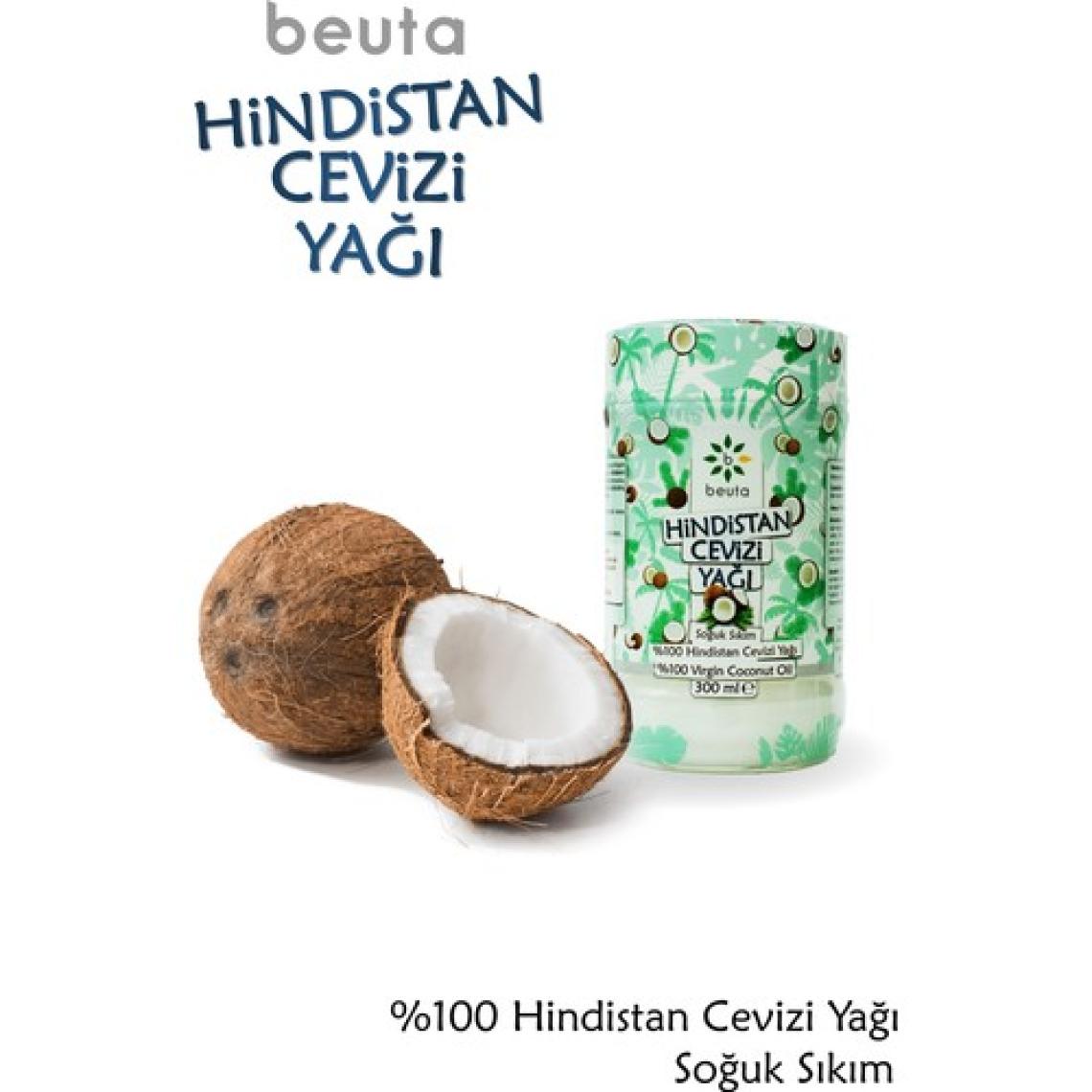 Beuta Hindistan Cevizi Yağı Soğuk Sıkım 300 ml
