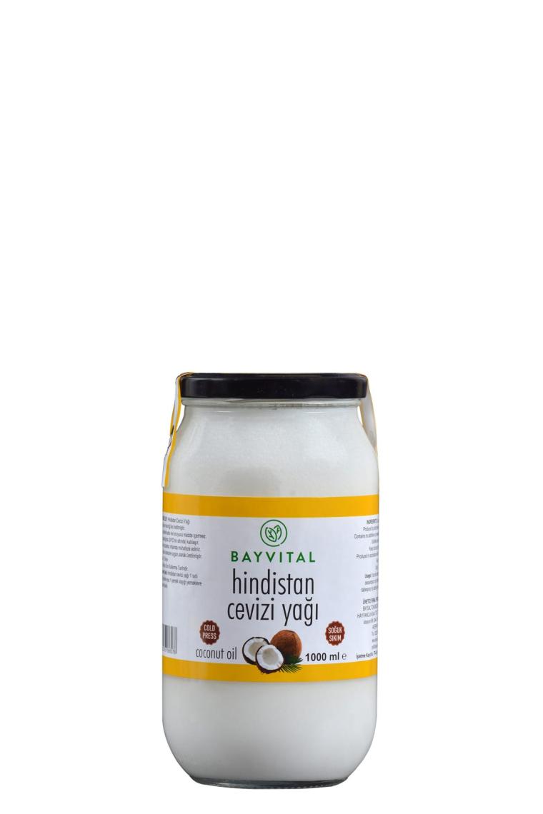 Soğuk Sıkım Hindistan Cevizi Yağı 1000 Ml