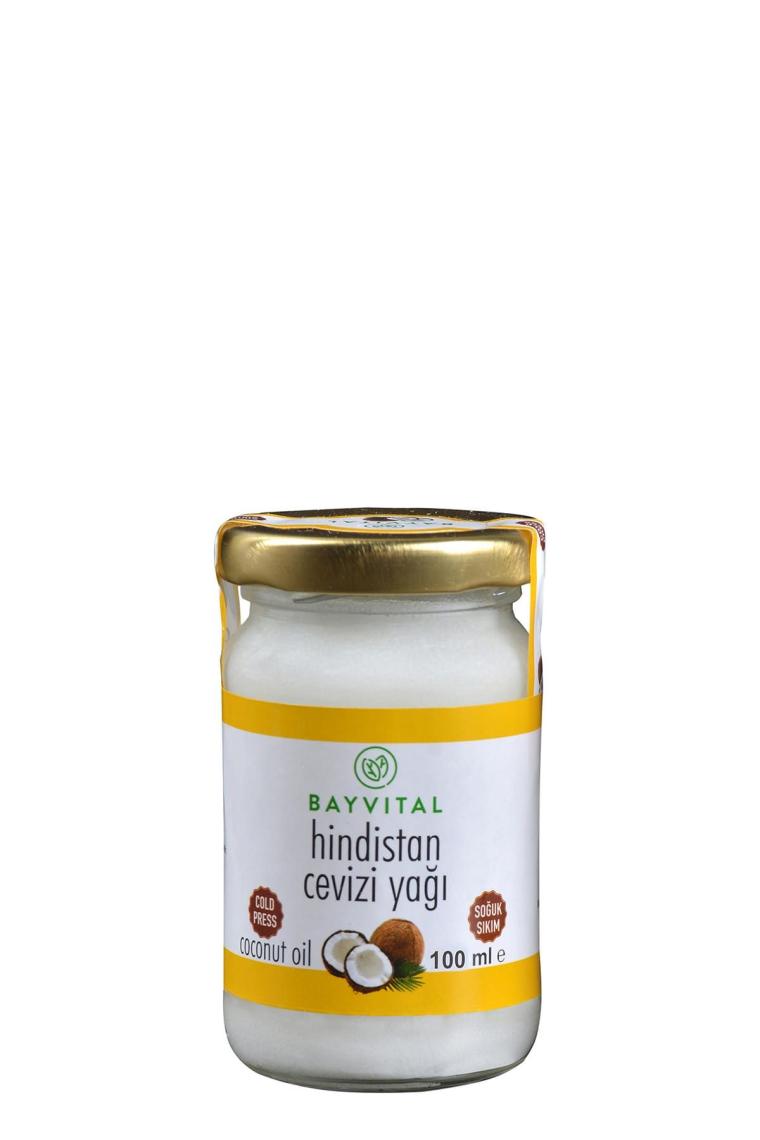 Bayvital Soğuk Sıkım Hindistan Cevizi Yağı 100 ml