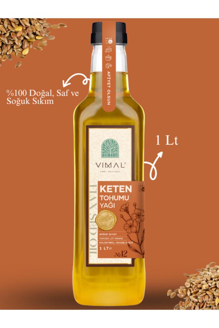 Vimal Keten Tohumu Yağı 1 Lt