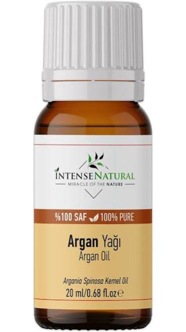 Intense Natural Argan Yağı Soğuk Sıkım 20 ml %100 Saf ve Doğal Argania Spinosa Oil