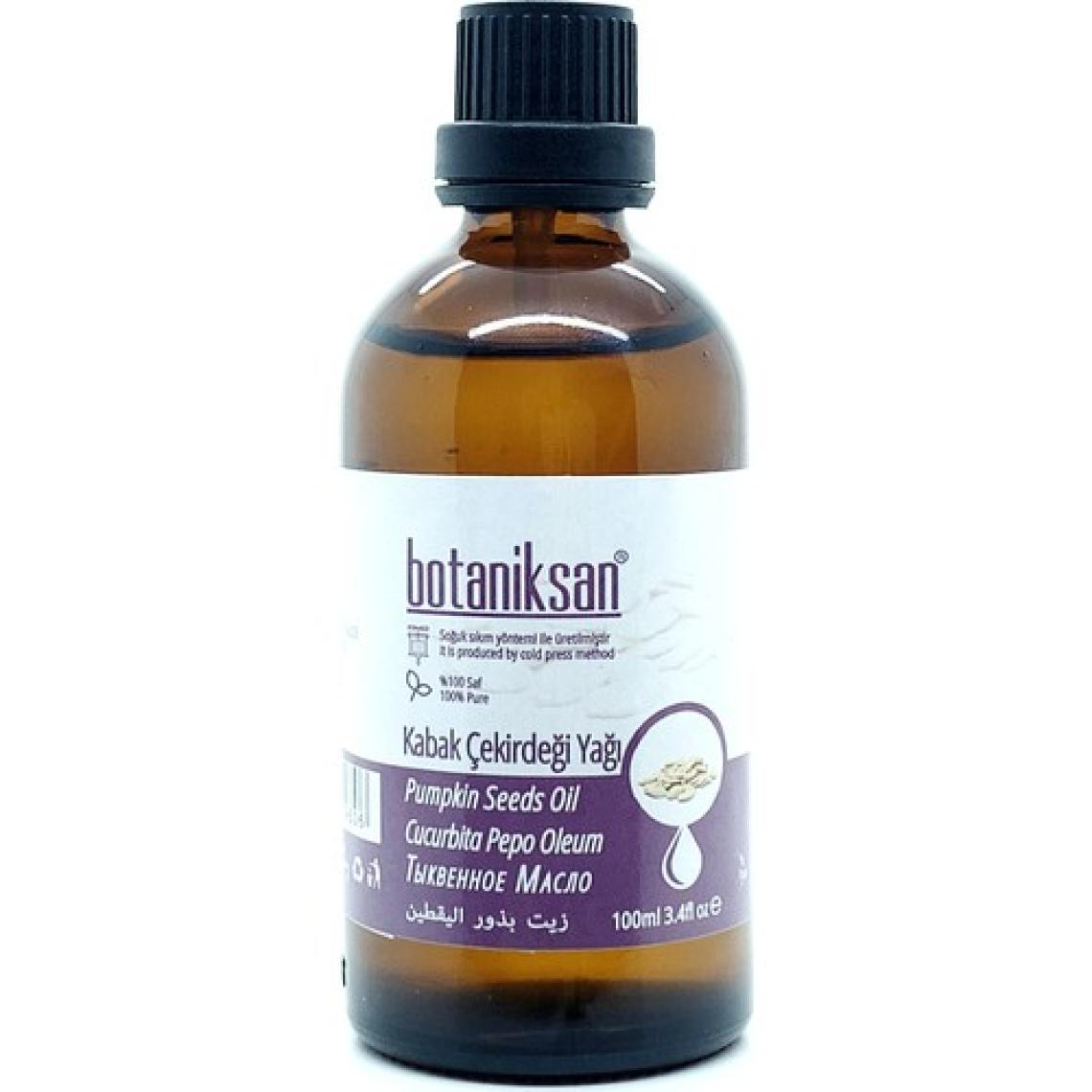 Botaniksan Kabak Çekirdeği Yağı 100 ml Soğuk Sıkım Saf  Katkısız