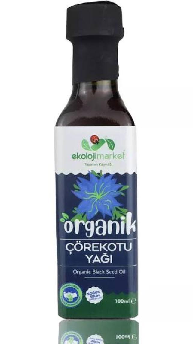 Ekoloji Market Organik Çörekotu Yağı Soğuk Sıkım 100 ml