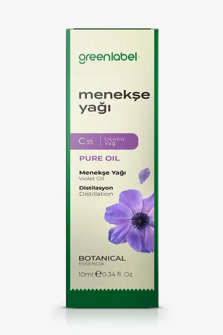 Green Label Menekşe Yağı %100 Saf Doğal Ve Organik 10ml