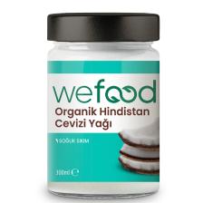 Wefood Organik Hindistan Cevizi Yağı 300 ml (Soğuk Sıkım) 8681749104321