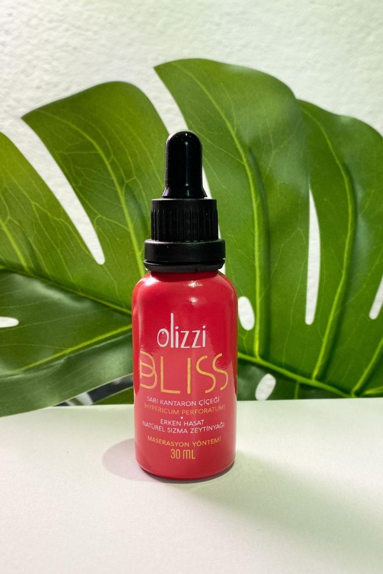 Olizzi Bliss Kantaron Yağı - Sarı Kantaron Çiçeği Natürel Sızma Zeytinyağı 30 ml