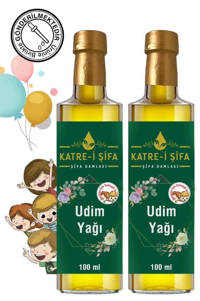 Çocuklar Için Yumuşak Içim Udim Yağı 100 ml 100 ml 2li Ekonomik Set