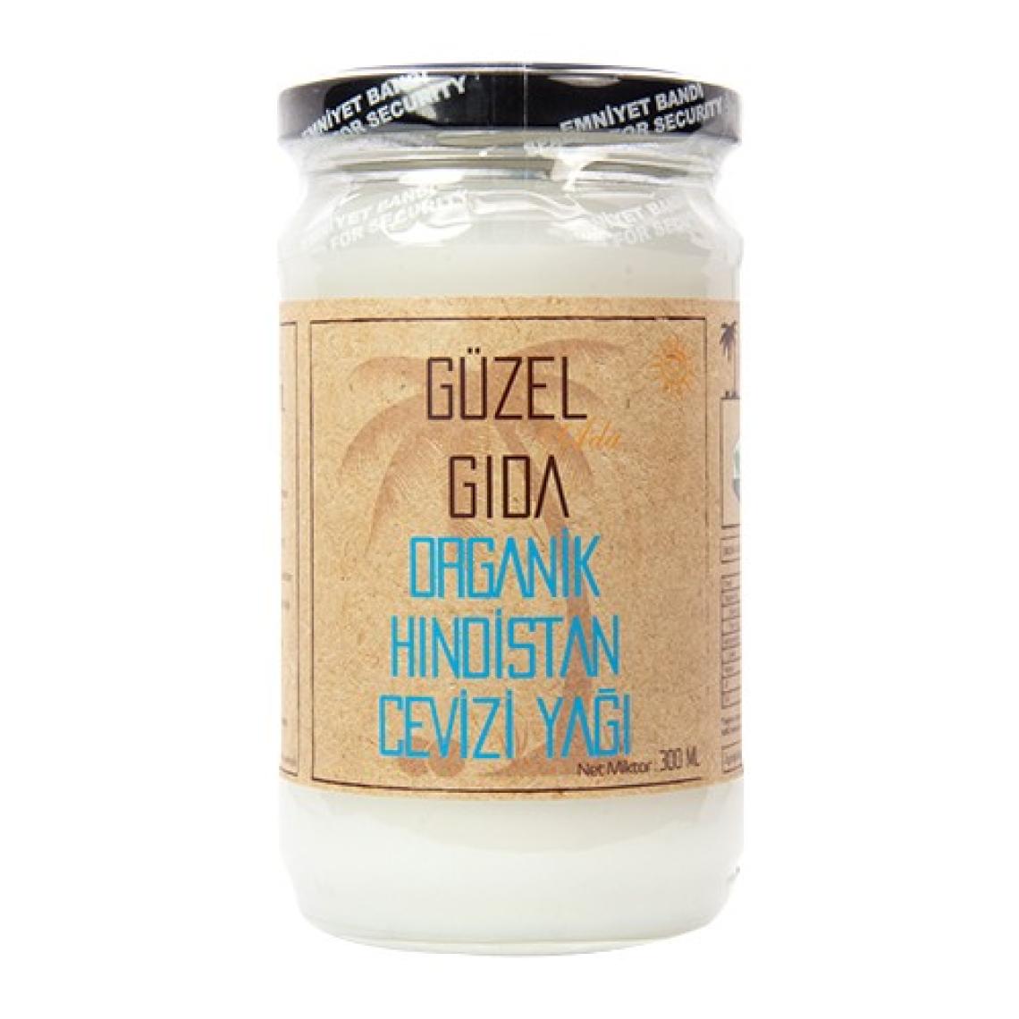 Güzel Ada Gıda Organik Hindistan Cevizi Yağı Soğuk Sıkım 300 ml