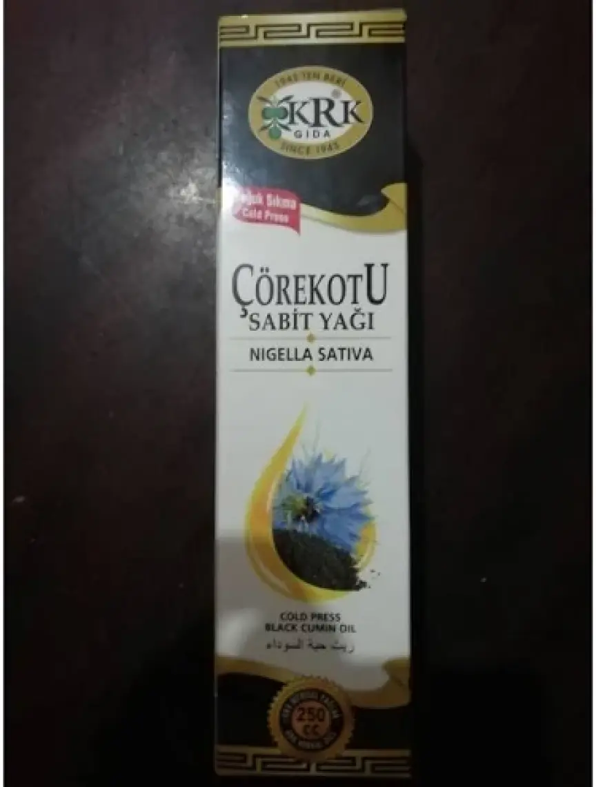 Krk Çörekotu Yağı Soğuk sıkım 250 ccl