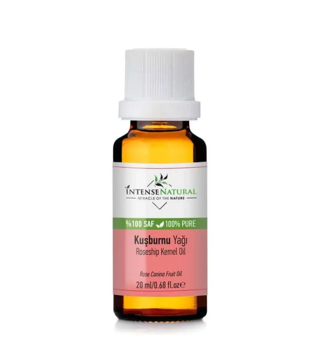 Intense Natural Kuşburnu Çekirdeği Yağı Soğuk Sıkım 20 ml %100 Saf ve Doğal Roseship Seed Oil